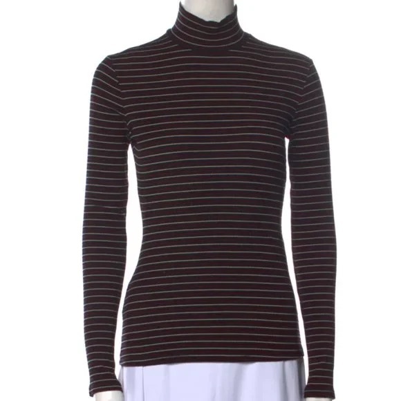 Reformation Tops - Reformation - Long Sleeve Striped Turtleneck